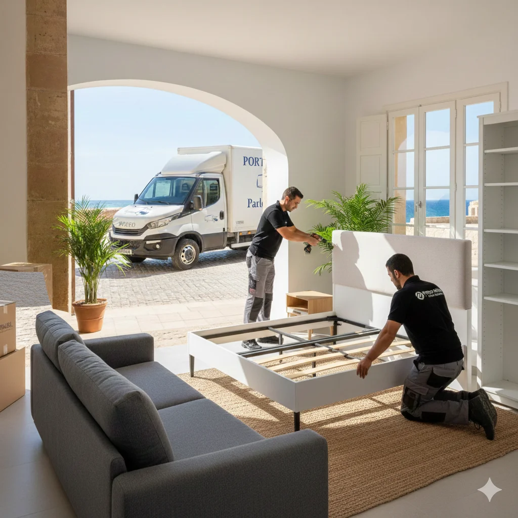 Entrega de mudanza en Ibiza