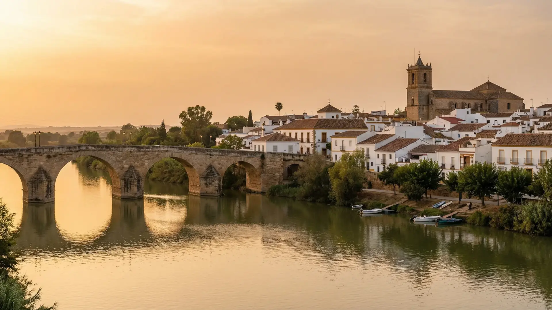 Vista de Lora del Río, Sevilla